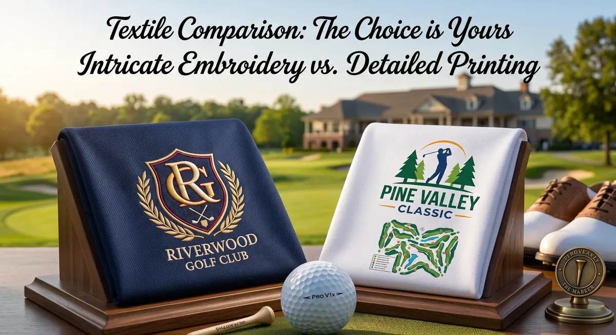 Should I choose embroidery or printing for custom golf shirts?